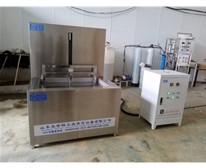 淄博气缸提升的单槽超声波清洗机